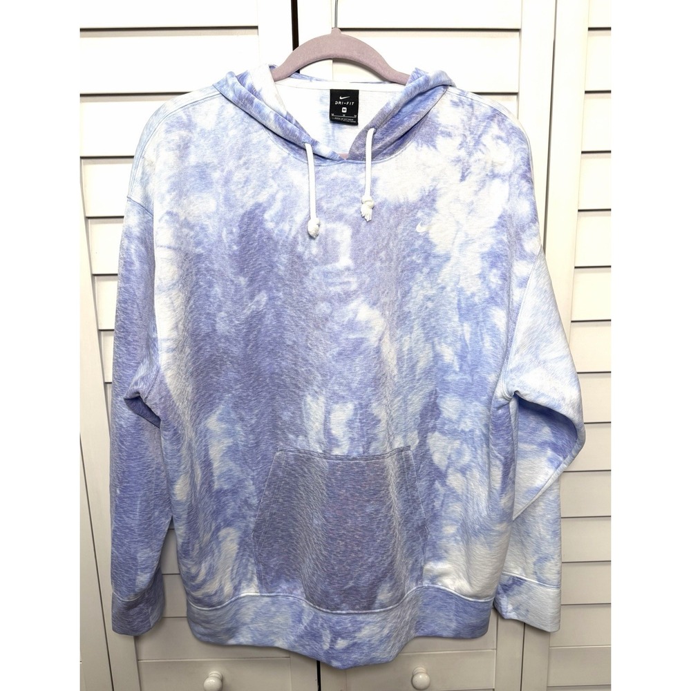 Nike Tie Dye Dri-Fit Icon Lightweight Pullover Hoodie Women's Size Medium NWOT - Picture 5 of 11